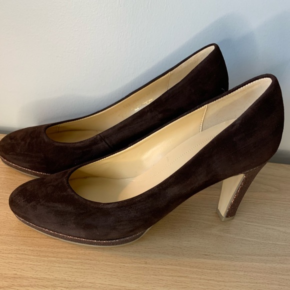 Sparkly Suede Leather Heels 👠 - Picture 2 of 5